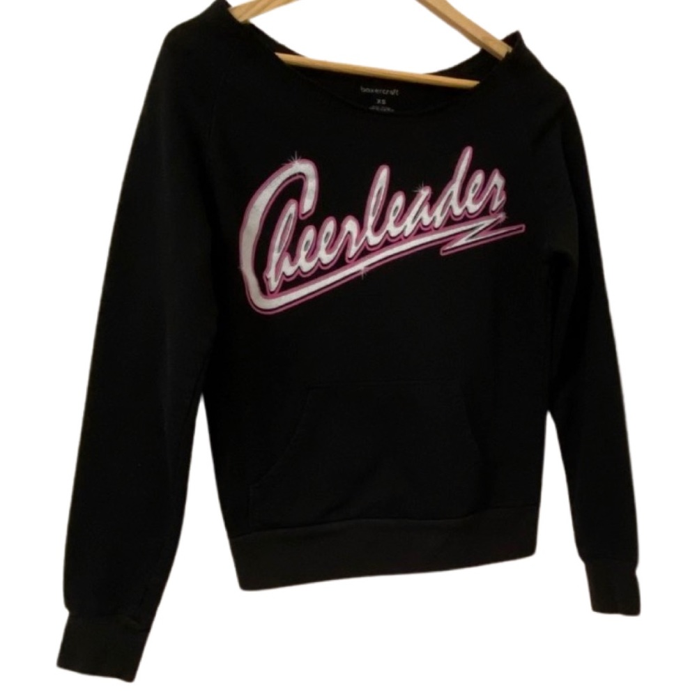 Boxercraft sweatshirt “CHEERLEADER”.Size:XS